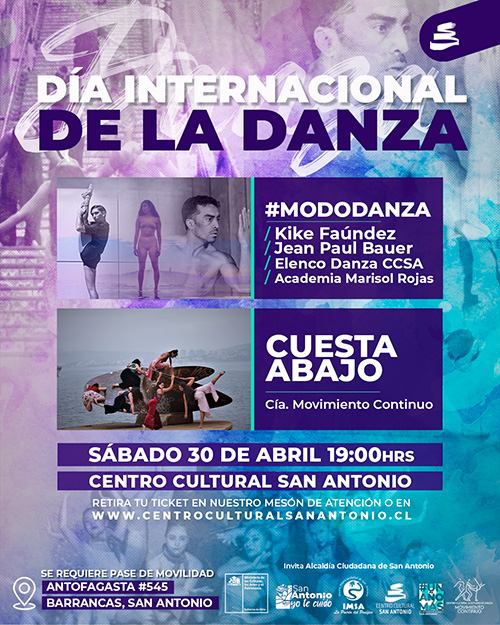 Centro Cultural San Antonio celebra el Día de la Danza | CCSA Di%CC%81a de la Danza 2022 | Litoral Poeta de Las Artes | centro cultural san antonio, danza, litoral de los poetas, Litoral Poeta, san antonio