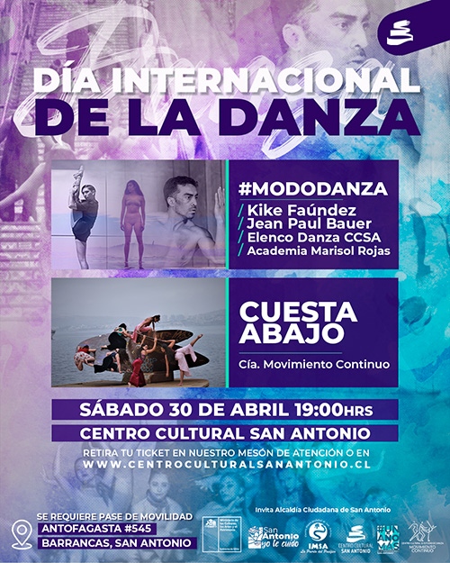 Centro Cultural San Antonio celebra el Día de la Danza | CCSA Día de la Danza 2022 | Litoral Poeta de Las Artes | centro cultural san antonio, danza, litoral de los poetas, Litoral Poeta, san antonio