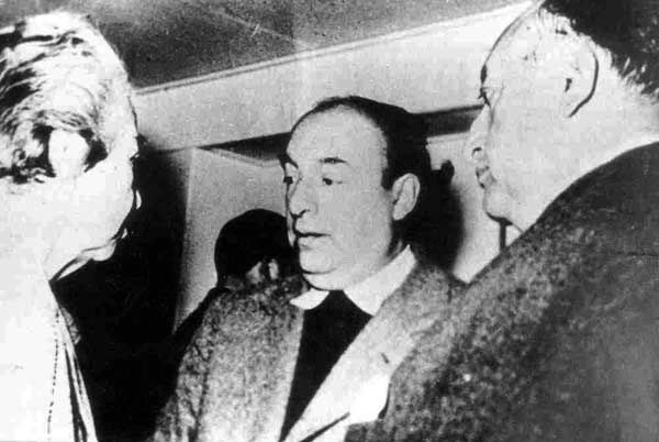 Gabriela Mistral, Pablo Neruda y Miguel Ángel Asturias