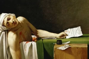 Artista - La muerte de Marat - pintada por Jacques-Louis David en 1793