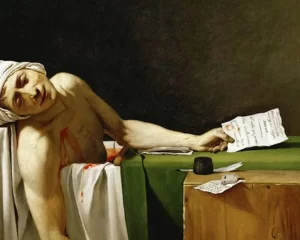 Artista - La muerte de Marat - pintada por Jacques-Louis David en 1793